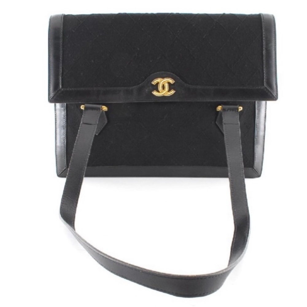 Vintage Chanel black handbag